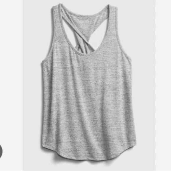 NWT! Gap - Softspun Twistback Tank Top 669526 | Navy Blue | Size XS - Picture 10 of 15